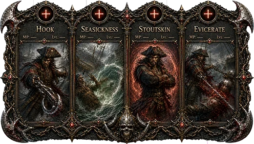 Grimhook ability cards