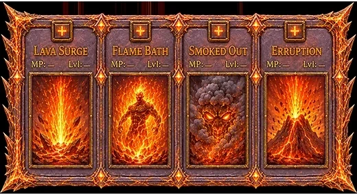 Magmar ability cards